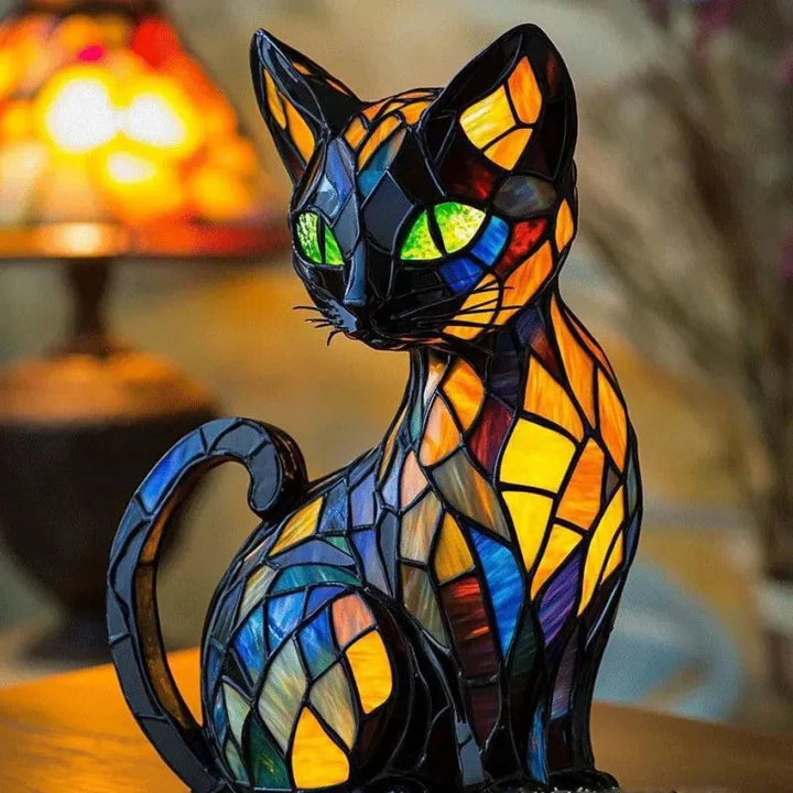 Whiskaglow - Handcrafted cat lamp that makes hearts shine