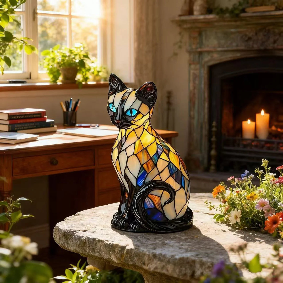 Luna Light Cat – handmade lamp that makes hearts shine