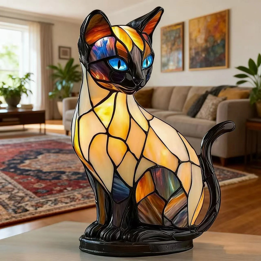 Luna Light Cat – handmade lamp that makes hearts shine